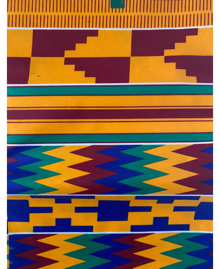 African Style Fabric Sold Per Fat Quarter | Ethnic Ankara Kente Kitenge Design